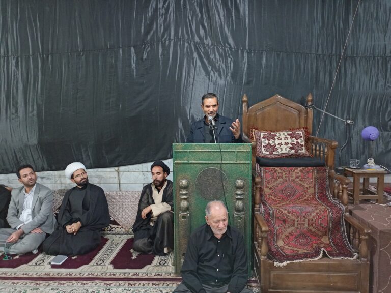 افتتاح ستاد توسعه و بازسازی عتبات عالیات دهستان معصوم آباد شهرستان خوسف خراسان جنوبی